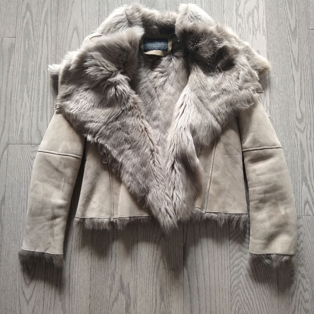 Allsaints caradon Shearling Jacket 14